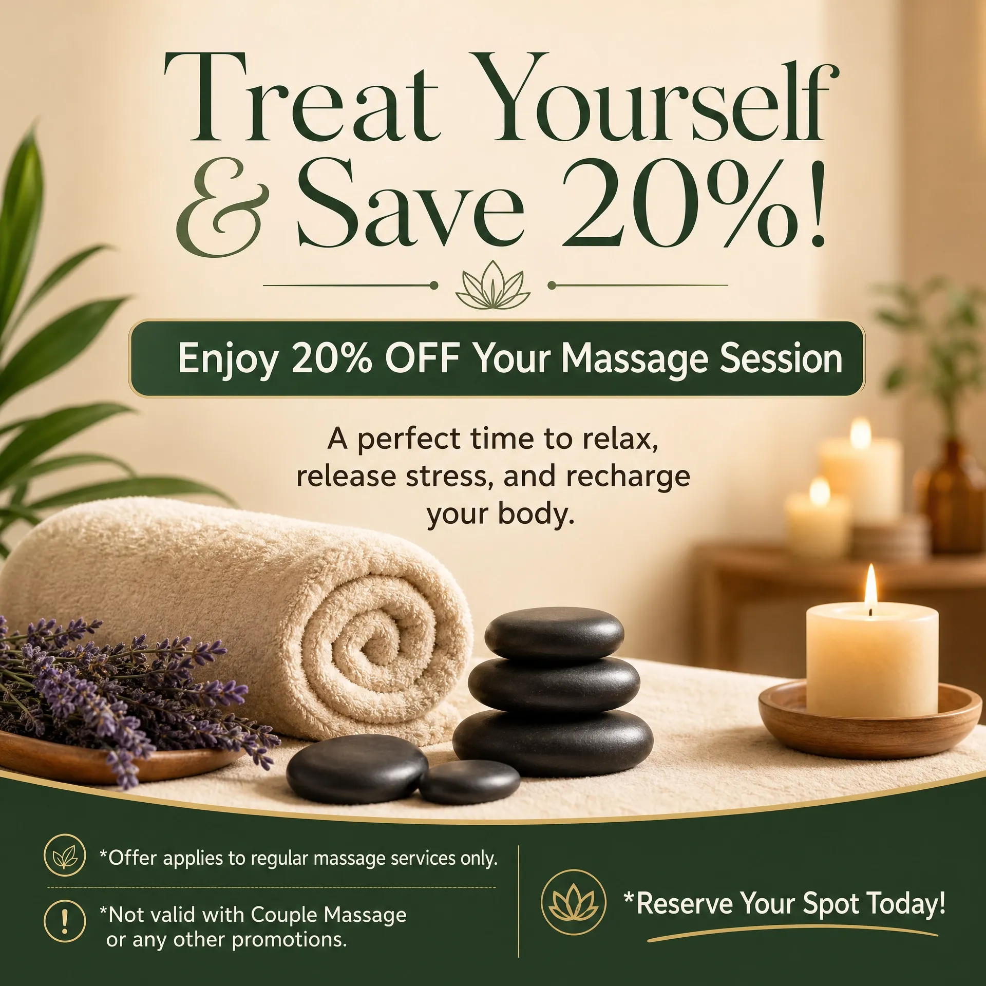 Lotus H2O Spa Summer Recovery Special